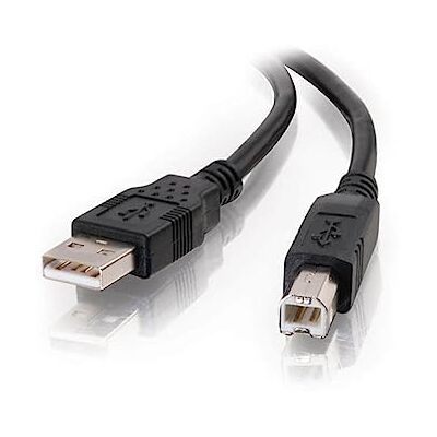 C2G 1M USB-printerkabel, USB 2.0 A naar B-kabel. Compatibel met printers en scanners van HP, Epson, Brother, Samsung, Cannon en alle andere USB A/B-apparaten, Zwart C2G 1M USB-printerkabel, USB 2.0 A naar B-kabel. Compatibel met printers en scanners van HP, Epson, Brother, Samsung, Cannon en alle andere USB A/B-apparaten, Zwart