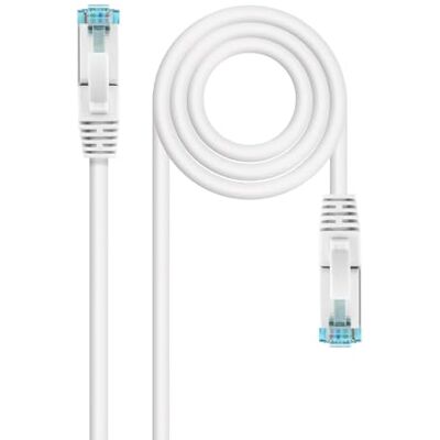 PRENDELUZ Netwerkkabel Cat.7 LSZH S/FTP PIMF AWG26, wit, 25 cm, ideaal voor snelle verbindingen en veilige gegevensoverdracht. PRENDELUZ Netwerkkabel Cat.7 LSZH S/FTP PIMF AWG26, wit, 25 cm, ideaal voor snelle verbindingen en veilige gegevensoverdracht.