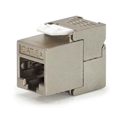 Waytex Keystone RJ45 Korte Cat6a FTP basis zonder gereedschap Vernikkelde metalen stekker 10 Gbps 500 MHz FTP afgeschermd T568 A/B AWG22 op 26 met kabelbinders Waytex Keystone RJ45 Korte Cat6a FTP basis zonder gereedschap Vernikkelde metalen stekker 10 Gbps 500 MHz FTP afgeschermd T568 A/B AWG22 op 26 met kabelbinders