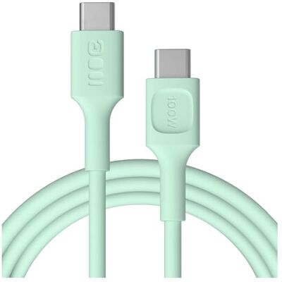 Green Cell PowerFlex USB-C-Kabel, 100 W, 200 cm,480 Mbps Munt Extra Lange USB C Oplaadkabel, 2 m Snellaadkabel voor iPhone 16, iPad, MacBook, Laptop, Flexibele Siliconen Kabel Green Cell PowerFlex USB-C-Kabel, 100 W, 200 cm,480 Mbps Munt Extra Lange USB C Oplaadkabel, 2 m Snellaadkabel voor iPhone 16, iPad, MacBook, Laptop, Flexibele Siliconen Kabel