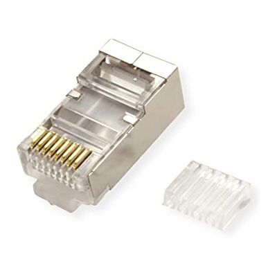 VALUE Cat. 6/6A STP RJ-45 connector, afgeschermd, 100 stuks VALUE Cat. 6/6A STP RJ-45 connector, afgeschermd, 100 stuks
