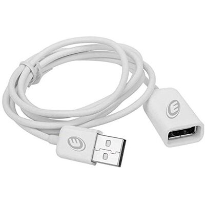 Electraline 600440 verlengkabel USB 2.0, type A stekker op USB type A-aansluiting, 2 meter, Apple Design, wit Electraline 600440 verlengkabel USB 2.0, type A stekker op USB type A-aansluiting, 2 meter, Apple Design, wit