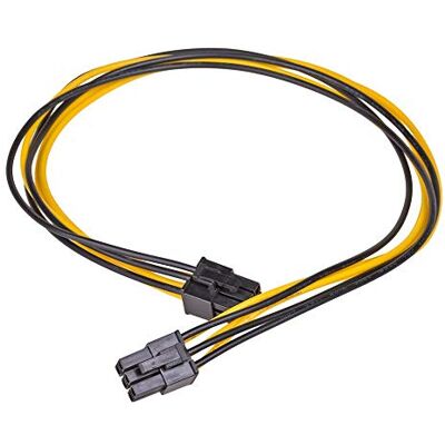 AKYGA AK-CA-49 2x PCI-E 6 pin female adapter stroomkabel 40 cm AKYGA AK-CA-49 2x PCI-E 6 pin female adapter stroomkabel 40 cm
