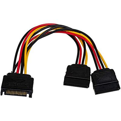 AKYGA AK-CA-31 SATA-stekker naar 2x SATA bus adapterkabel 2x 15cm AKYGA AK-CA-31 SATA-stekker naar 2x SATA bus adapterkabel 2x 15cm