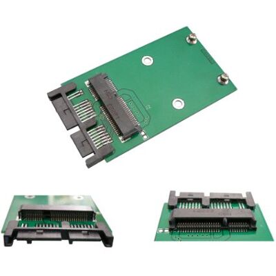 KALEA-INFORMATIQUE mSATA naar MicroSATA adapter voor montage van een mSATA SSD op een Micro SATA poort KALEA-INFORMATIQUE mSATA naar MicroSATA adapter voor montage van een mSATA SSD op een Micro SATA poort