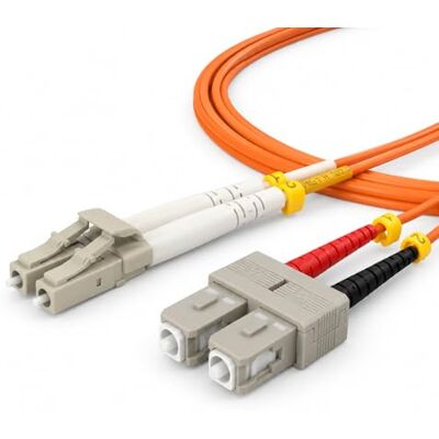 1aTTack.de 1x 5m OM2 LWL DX DUPLEX patchkabel LC/UPC SC/UPC MM MULTIMODE 50/125 µm LSZH oranje 1aTTack.de 1x 5m OM2 LWL DX DUPLEX patchkabel LC/UPC SC/UPC MM MULTIMODE 50/125 µm LSZH oranje