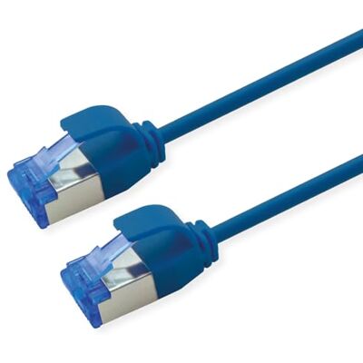ROLINE - CAT6A Patch Cable PiMF - Blauw - Twisted Cable ROLINE - CAT6A Patch Cable PiMF - Blauw - Twisted Cable