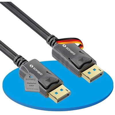 Sonero ® 2 m DisplayPort-kabel 1.4, DisplayPort naar DisplayPort, 8K 60hz, zwart Sonero ® 2 m DisplayPort-kabel 1.4, DisplayPort naar DisplayPort, 8K 60hz, zwart