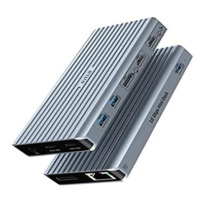 AYCLIF 11-in-1 USB C hub, USB C docking station Triple Display dockingstation voor M1/M2 MacBook Pro/Air (4K HDMI/DP,10 Gbps USB 3.1, PD 100W, 3,5 mm audio, Gigabit Ethernet) voor Dell, HP, Lenovo AYCLIF 11-in-1 USB C hub, USB C docking station Triple Display dockingstation voor M1/M2 MacBook Pro/Air (4K HDMI/DP,10 Gbps USB 3.1, PD 100W, 3,5 mm audio, Gigabit Ethernet) voor Dell, HP, Lenovo