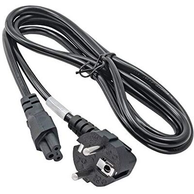 AKYGA AK-NB-01A Netsnoer voor laptop notebook voedingen, scanners, printers en led-tv-monitoren 3-pins polig AC stroomkabel IEC C5 / CEE 7/7 1,5 m AKYGA AK-NB-01A Netsnoer voor laptop notebook voedingen, scanners, printers en led-tv-monitoren 3-pins polig AC stroomkabel IEC C5 / CEE 7/7 1,5 m