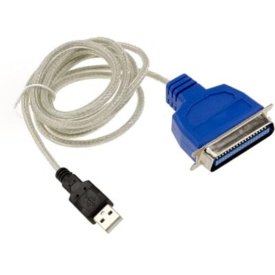 KALEA-INFORMATIQUE LPT IEEE1284 parallelle naar USB converter kabel met centronics C36 stekker. Lengte 1,2M KALEA-INFORMATIQUE LPT IEEE1284 parallelle naar USB converter kabel met centronics C36 stekker. Lengte 1,2M