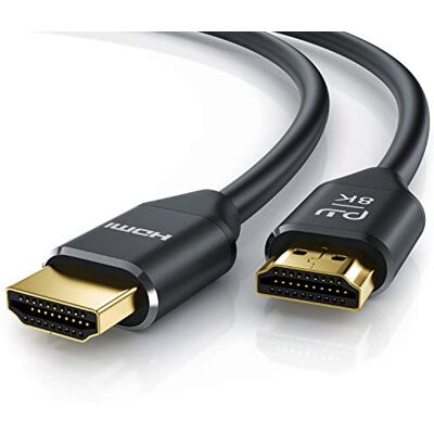 CSL-Computer CSL 8k HDMI-kabel 2.1 2m 8K @ 60Hz 4K @ 120Hz met DSC HDMI 2.1 2.0a 2.0b 3D High Speed Ethernet HDTV UHD II HDR CSL-Computer CSL 8k HDMI-kabel 2.1 2m 8K @ 60Hz 4K @ 120Hz met DSC HDMI 2.1 2.0a 2.0b 3D High Speed Ethernet HDTV UHD II HDR