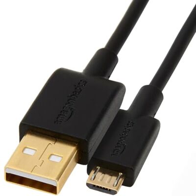 Amazon Basics USB 2.0 Kabel - 3m Zwart - Data & Opladen Amazon Basics USB 2.0 Kabel - 3m Zwart - Data & Opladen