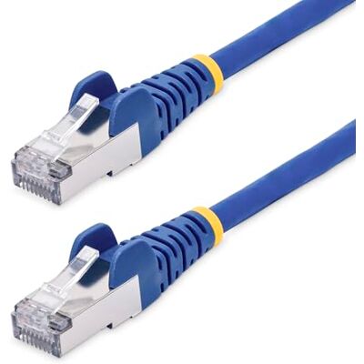 StarTech .com 50cm CAT8 Netwerkkabel, Blauw, Snagless RJ45, 25G/40G 2000MHz, 100W PoE, S/FTP, 26AWG 100% Koperdraad, LSZH StarTech .com 50cm CAT8 Netwerkkabel, Blauw, Snagless RJ45, 25G/40G 2000MHz, 100W PoE, S/FTP, 26AWG 100% Koperdraad, LSZH