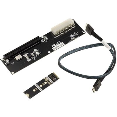 Kalea-Informatique M.2 NVMe naar PCIe 16x Adapter - 32 Gb Kalea-Informatique M.2 NVMe naar PCIe 16x Adapter - 32 Gb