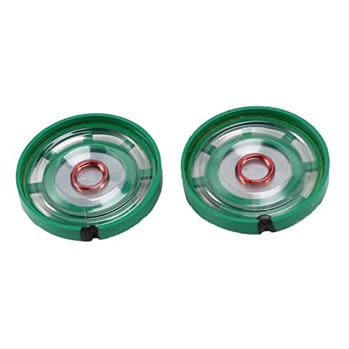 Bcowtte 2 stuks 1 / 4 W 0,25 W 8 ohm 27 mm ronde externe luidsprekers, audio-versterker, luidsprekeraccessoires