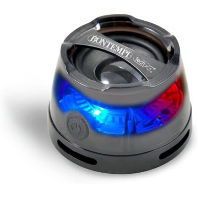Bontempi Draadloze mini-luidspreker met magnetische voet, TWS-functie, USB Type-C, Ø 57 mm, H 36 mm Bontempi Draadloze mini-luidspreker met magnetische voet, TWS-functie, USB Type-C, Ø 57 mm, H 36 mm