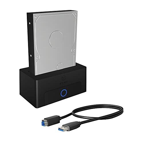 ICY BOX IB-1122-U3 SSD en harde schijf docking station USB 3.0, SATA 2.5" en 3.5", zwart