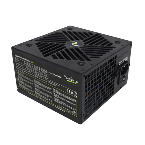 Tecnoware Power Systems Tecnoware voeding ATX Hyper Stream 500W voor pc Geruisloze ventilator 12 cm 1 Connector 20+4 polig, 1 connector 12V 4+4 polig, 2 connectoren 6+2 PCI-E, 2 molex-connectoren, 4 Sata-connectoren