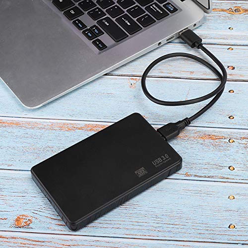 ASHATA Harde Schijf Behuizing, Mobiele 2,5 Inch USB 3.0 Harde Schijf Behuizing met Externe Harde Schijf, SSD-harde Schijf Behuizing met 2,5 Inch Plug-and-play Functie