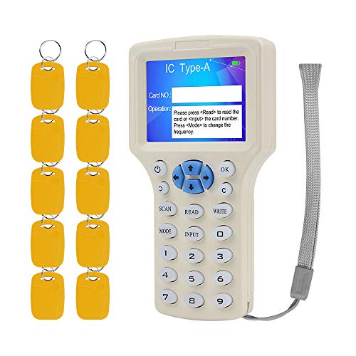 Kadongli KDL RFID Smart Card Reader Writer NFC 13,56 MHz kopieerapparaat 125 kHz duplicator meerfrequentie decoderingssoftware USB-ondersteuning met beschrijfbare 125 kHz / 13,56 MHz tweefrequente