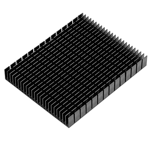 BROLEO Koellichaam, Aluminium Koellichaam 150x120x20mm voor PCB voor CPU (zwart)