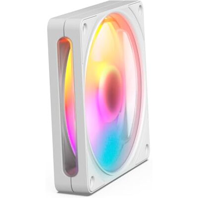 NZXT F120 RGB 120mm PWM RGB PC-fan, 8 LEDs Wit 120mm PWM RGB-ventilator met levendige 8-LED-verlichting en vloeistofdynamisch lager. Stille, duurzame koeling. NZXT F120 RGB 120mm PWM RGB PC-fan, 8 LEDs Wit 120mm PWM RGB-ventilator met levendige 8-LED-verlichting en vloeistofdynamisch lager. Stille, duurzame koeling.