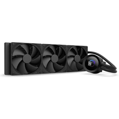 NZXT Kraken Plus 360 Dissipatore CPU AIO 360mm, LCD Nero 360mm AIO met aanpasbaar LCD en Turbine pump voor betere thermals. F120P-ventilatoren, simpele montage, CAM-controle. NZXT Kraken Plus 360 Dissipatore CPU AIO 360mm, LCD Nero 360mm AIO met aanpasbaar LCD en Turbine pump voor betere thermals. F120P-ventilatoren, simpele montage, CAM-controle.