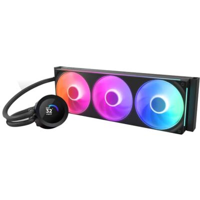 NZXT Kraken Plus 360 RGB Dissipatore CPU AIO 360mm, LCD Nero 360mm AIO met aanpasbaar LCD, F360 RGB Core-ventilator en Turbine pump. Betere thermals, gesynchroniseerde RGB via CAM. NZXT Kraken Plus 360 RGB Dissipatore CPU AIO 360mm, LCD Nero 360mm AIO met aanpasbaar LCD, F360 RGB Core-ventilator en Turbine pump. Betere thermals, gesynchroniseerde RGB via CAM.