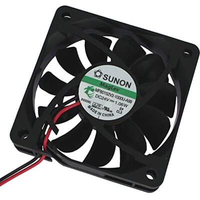 SUNON 24V 0,96W 60x60x15mm 38,7m³/h 29,2dBA; MF60152V21000UA99 SUNON 24V 0,96W 60x60x15mm 38,7m³/h 29,2dBA; MF60152V21000UA99