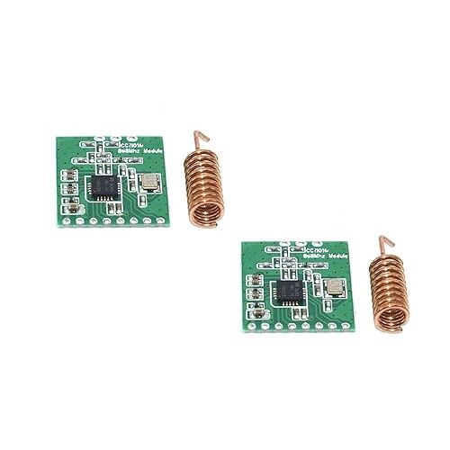 TECNOULAB 2 stuks CC1101 draadloze module 868 MHz langeafstandstransmissie met antenne