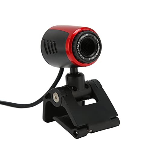 DOACT USB2.0 Webcamera, 360 Graden Rotatie, Hoge Definitie, Automatische Witbalans, Handmatige Scherpstelling, Ondersteunt Videoconferentiesoftware voor Laptop en Desktop