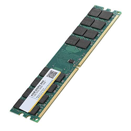 Jopwkuin 800 MHz 4G Desktop RAM, PC2 6400 DDR2 4 GB Kit, 1.8 V, Niet-ECC Niet-gebufferd Desktopgeheugen, voor DDR2 PC2 6400 Desktopcomputer