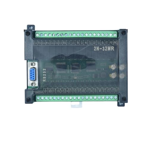 YUANFAHHH programmeerbare logische controllers PLC programmeerbare logische controller Lndustrial Board Fx2n-10/14/20/24/32/mr/mr/mt serieel programmeerbaar eenvoudig 2-kanaals analoge ingang (kleur: FX2N-32MR,