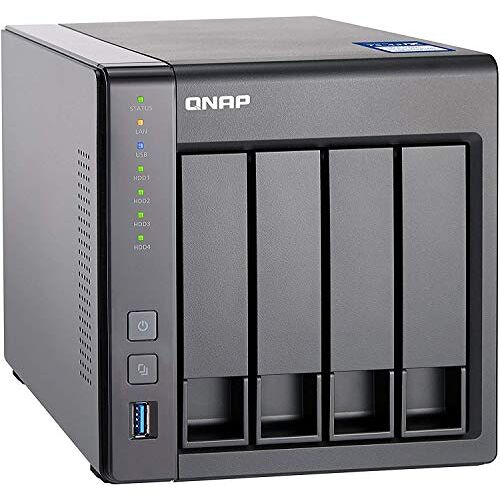 QNAP TS-431X-2G Desktop NAS Behuizing, Met 2 GB DDR3 Ram, Zwart