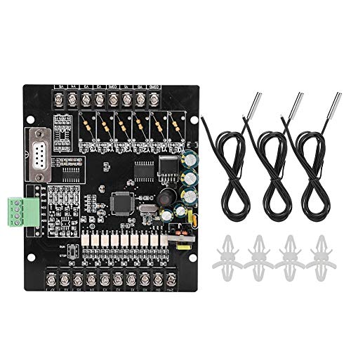 EVTSCAN PLC industriële besturingskaart Programmeerbare controller met 3 temperatuursondes, FX1N-14MT-3N, programmeerbare logische controllerrelais