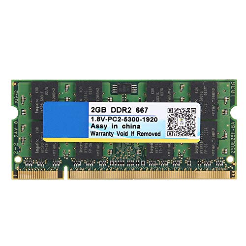 Bewinner DDR2 667MHz 2GB 200Pin voor Laptop Moederbordgeheugen, DDR2 PC25300 Laptop voor Intel voor AMD Moederbord