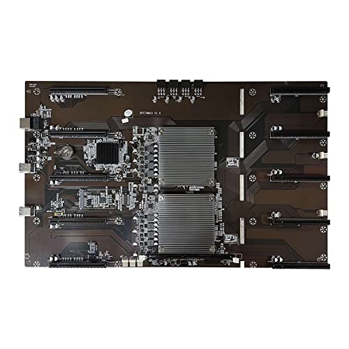 Uinfhyknd X79 BTC Mijnbouw Moederbord 10XPCIE 8X GPU Slot LGA 2011 DDR3 MSATA SATA voor ETH Mijnwerker Mijnbouw X79 M10 Moederbord