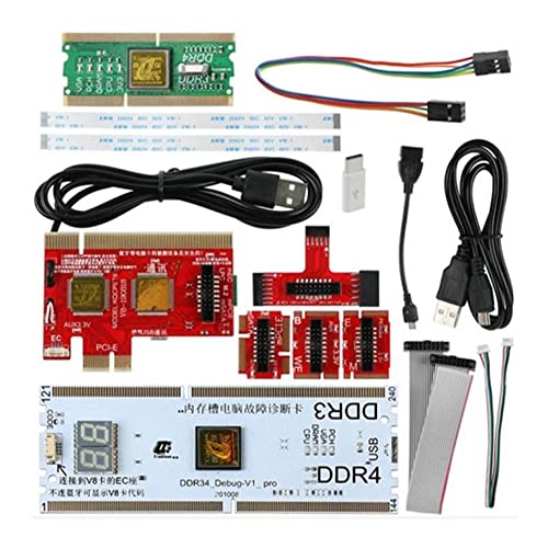 liovitor 1 Set V8 Laptop Bluetooth Smart Diagnostic Kaart PCI/PCIE//MiniPCI-E/EC Tester USB Diagnostic Card Bluetooth