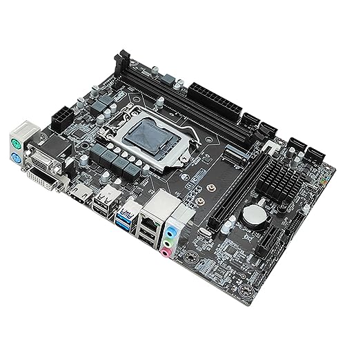 LYEAA H310 Desktops Moederbord 32 GB LGA1151 PC Moederbord VGA/HDMI-compatibel/DVI-poorten Micro-ATX DDR4 Moederbord 100 M Netwerk