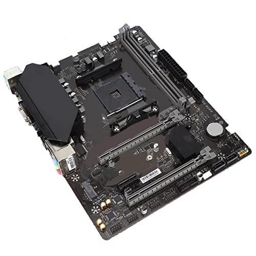 Bewinner B550 AM4 APU Micro-ATX Moederbord, PCIE 4.0 XMP Gaming Moederbord, 3800MHz Dual Grafische Poort Computerbord Moederbord