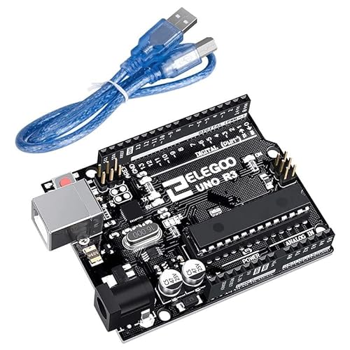 ELEGOO UNO R3 Microcontroller Board Moederbord met USB-kabel Compatibel met Arduino ontwikkelingsomgeving