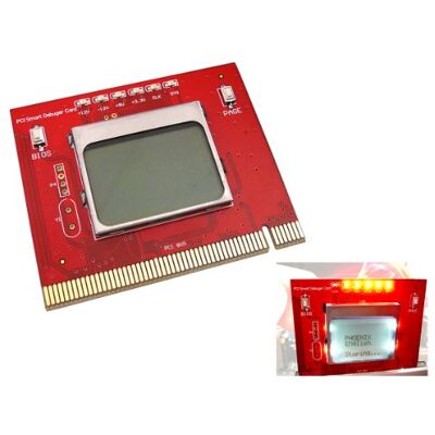 Kalea-Informatique Pro Moederbord Tester met LCD - PCI Interface Kalea-Informatique Pro Moederbord Tester met LCD - PCI Interface