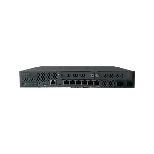 Juniper Networks SRX320 Gateway 8-poorts veiligheidsuitrusting, GigE, HDLC, frame relay, PPP, MLPPP, MLFR luchtstroom van voor naar achteren