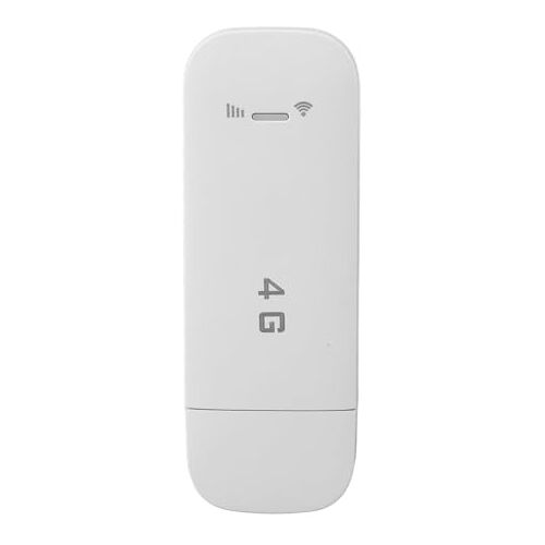 Dpofirs Draagbare WiFi-hotspot voor op Reis, 4G LTE USB-modem Dongle-router met WiFi-hotspot, 4G-modem Draadloze WiFi-hotspot-router met Simkaartsleuf Ontgrendeld, Maximaal 10 Gebruikers