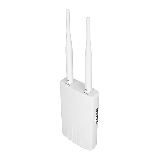 Bewinner 4G LTE CPE-Router met Simkaartsleuf, 4G LET CAT4 WiFi-Router 150 Mbps, Draagbare Reisrouter, Ontgrendelde 4G Draadloze Router met 2 Stuks Afneembare Antennes voor Thuiskantoor