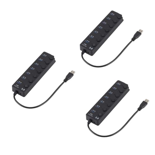 OSALADI 3Pcs 7 USB Connector USB Hub Met USB Hubs USB Hub 3 0 7 Poort Connectix Usb-Poort Apparaat Jst Connector USB Splitter Sma Connectoren USB Een Hub Adapter