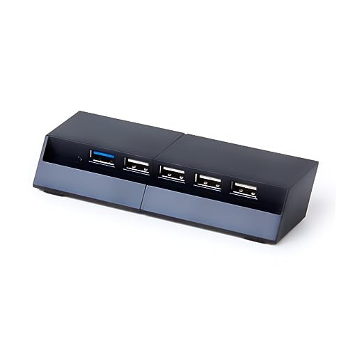 UKCOCO Expander Hub Usb-hub Usb-adapter Hoge Expander 5-poorts Usb 3.0-adapter Spelcomputer