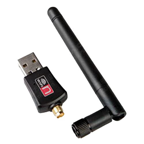 Naroote USB WiFi-kaart WiFi-adapter Breed Ontvangstbereik 2,4 GHz 5 GHz-band voor Thuis