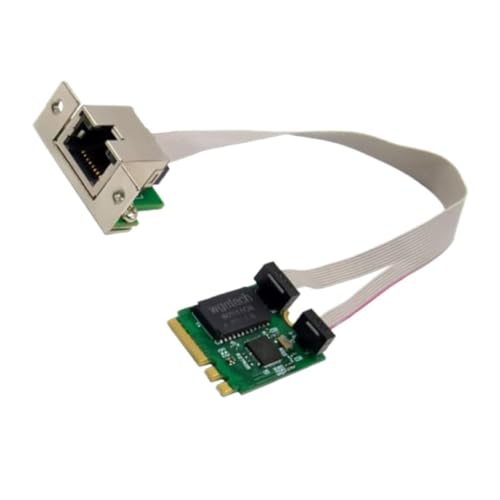 Yisawroy M.2 RJ45 Netwerken Adapter RTL8125BG Chip M.2 Gigabit Ethernet Netwerken Kaart 2.5G/1000/100Mbps PCIE Bus Netwerken Kaart Eenvoudige Installatie